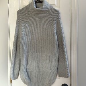 Cozy Gray Turtleneck Sweater